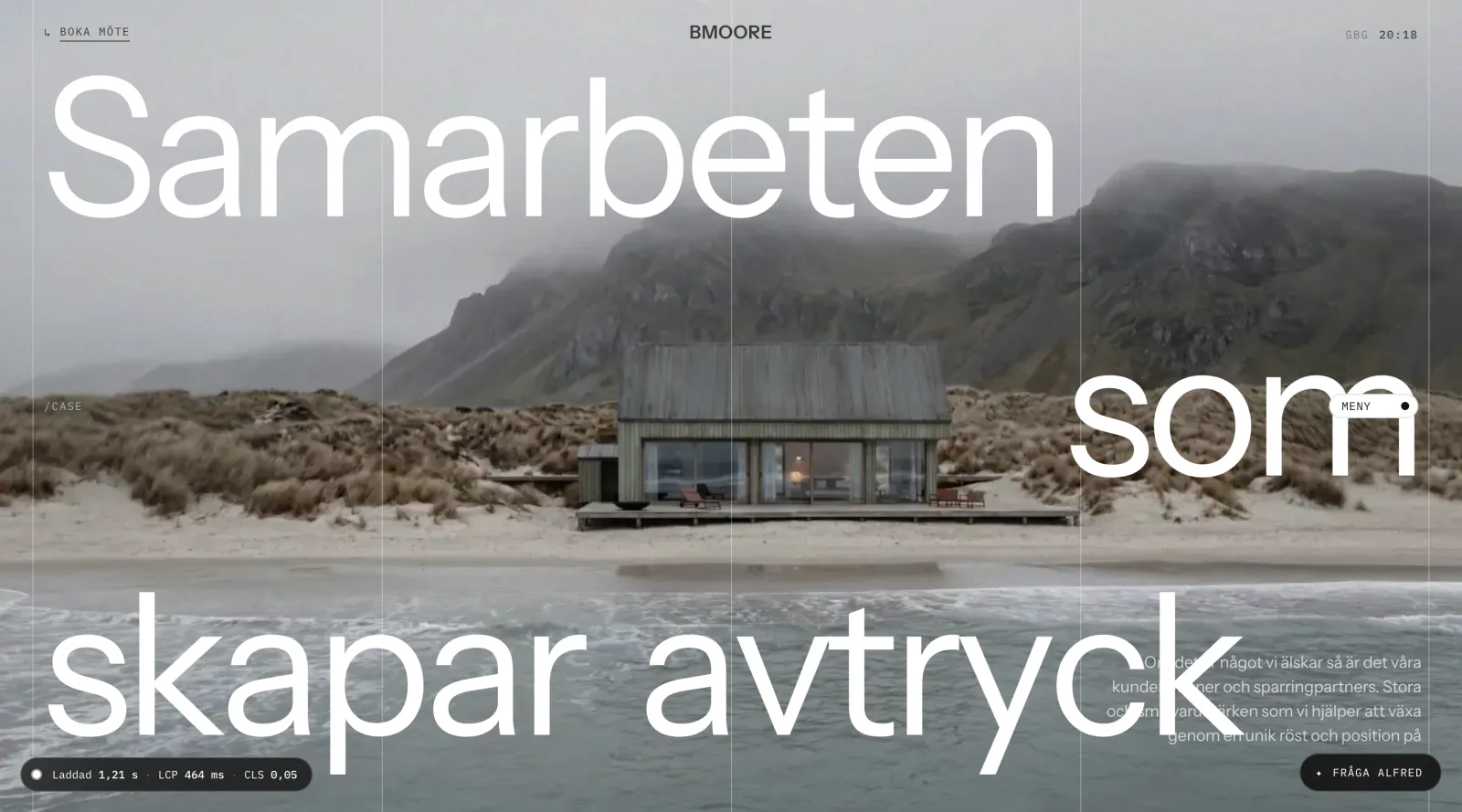 Casesidan på bmoore.se: Samarbeten som skapar avtryck