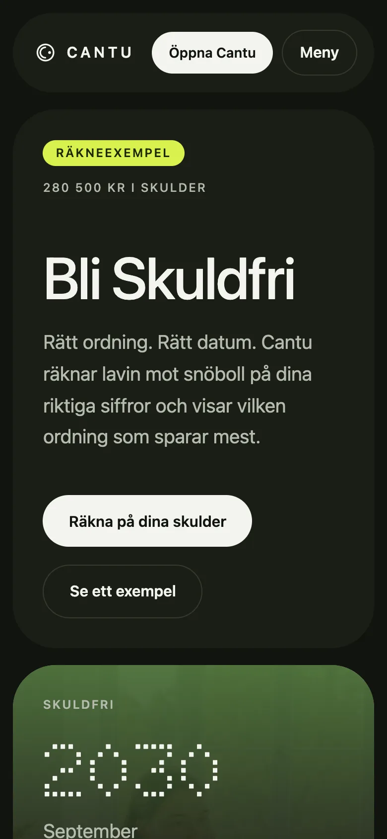 cantu.se på en mobil